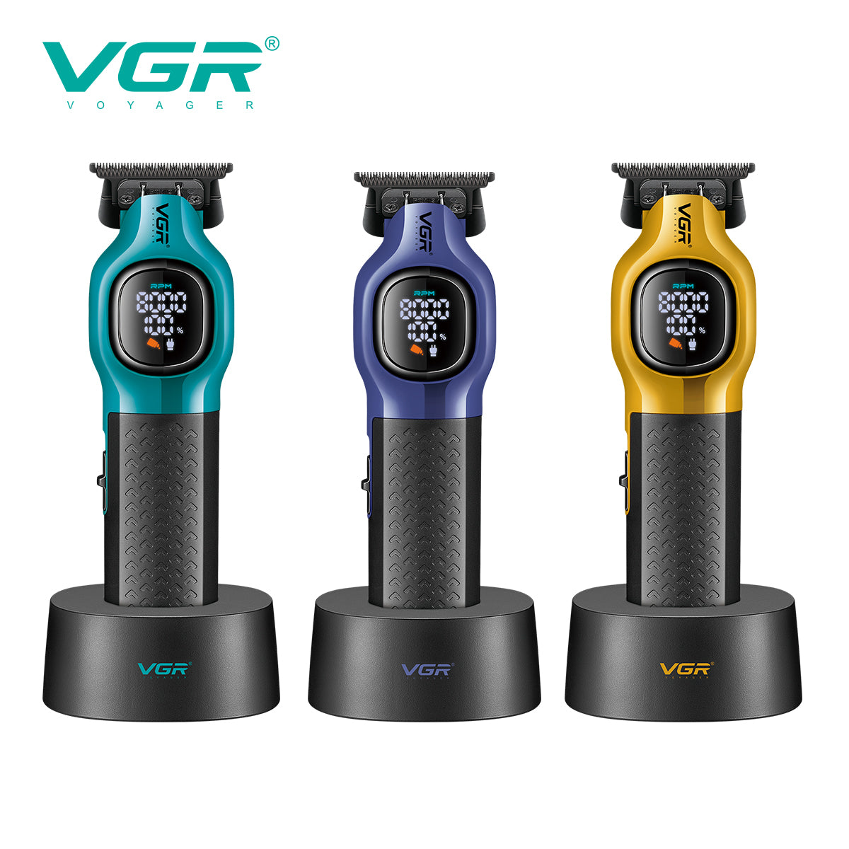VGR V-886T Hair Trimmer Clippers Machine High Quality Hair Clippers Man Professional In A Box Rechargeable Haircut Machine 0 mm V 886T