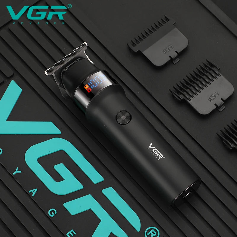 VGR-987 Professional Hair Trimmer For Men Facial Body Beard Hair Clipper Electric Rechargeable Haircut Machine Barber