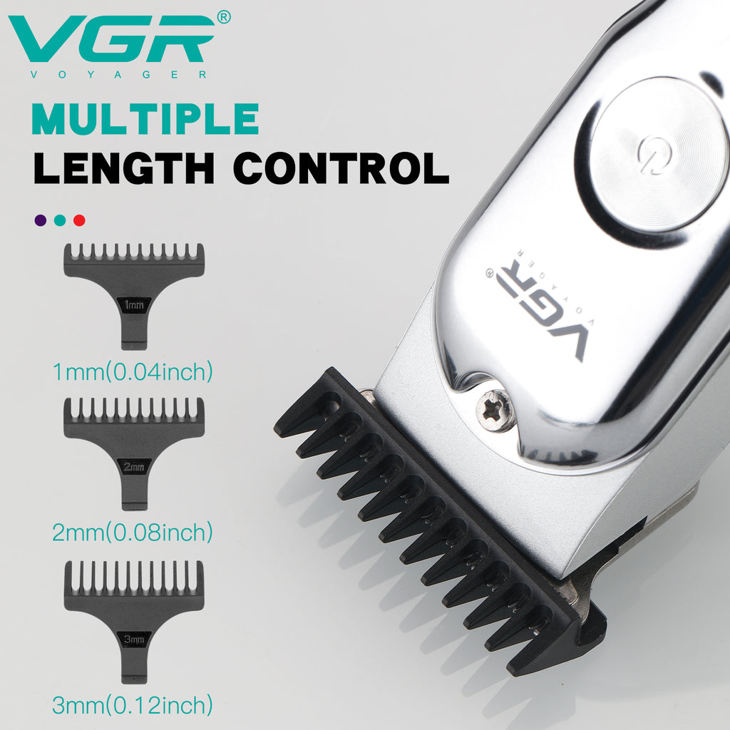 VGR V-071 Hair Cutting Machine Electric Hair Clipper Professional Haircut Machine Mini Barber Rechargeable Hair Trimmer for Men