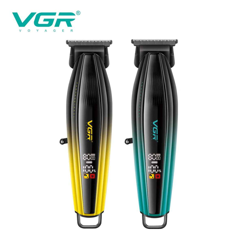VGR Hair Trimmer Professional Hair Clippers 8000 RPM Hair Cutting Machine Cordless Haircut Electric Metal trimmer for men V-974